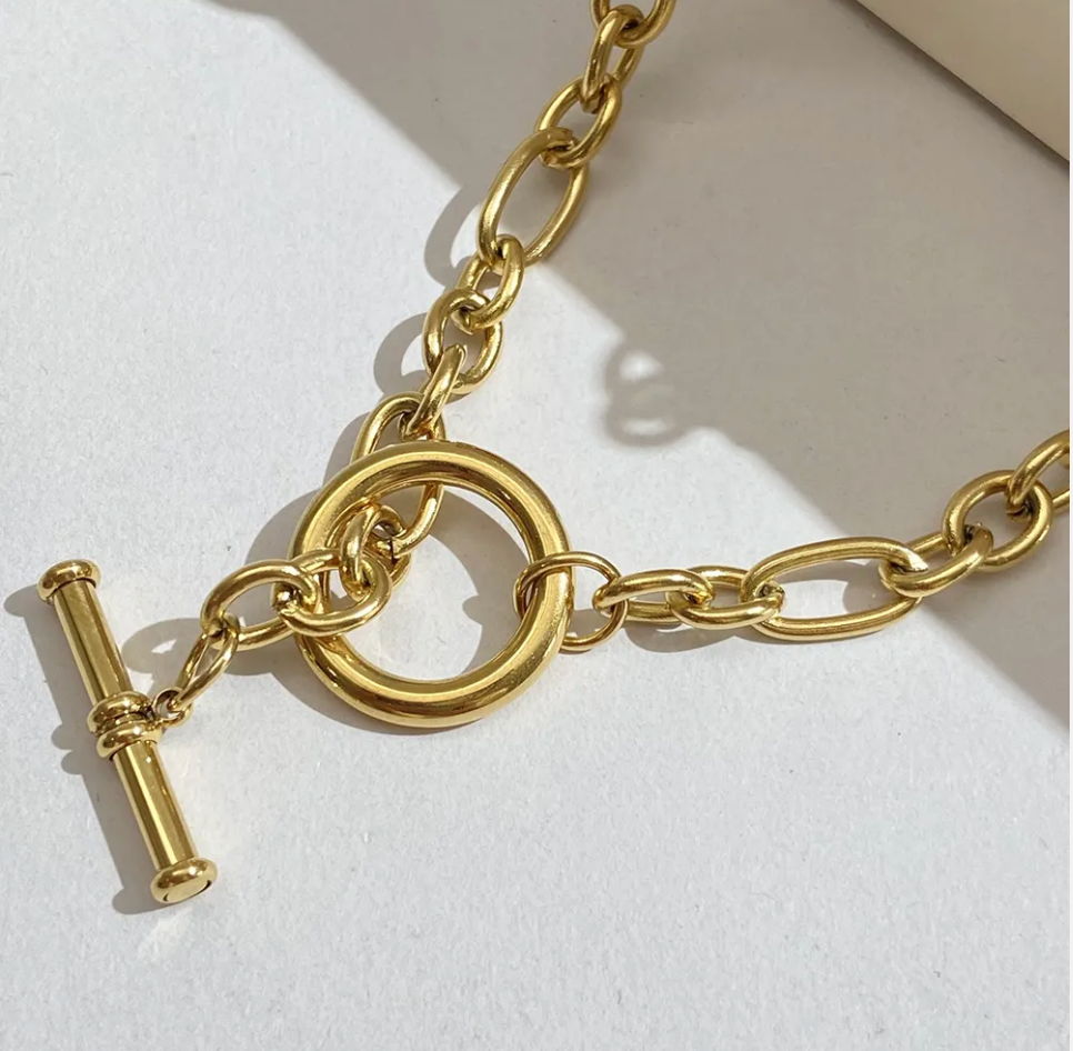 Jayden Chain Link Toggle Necklace