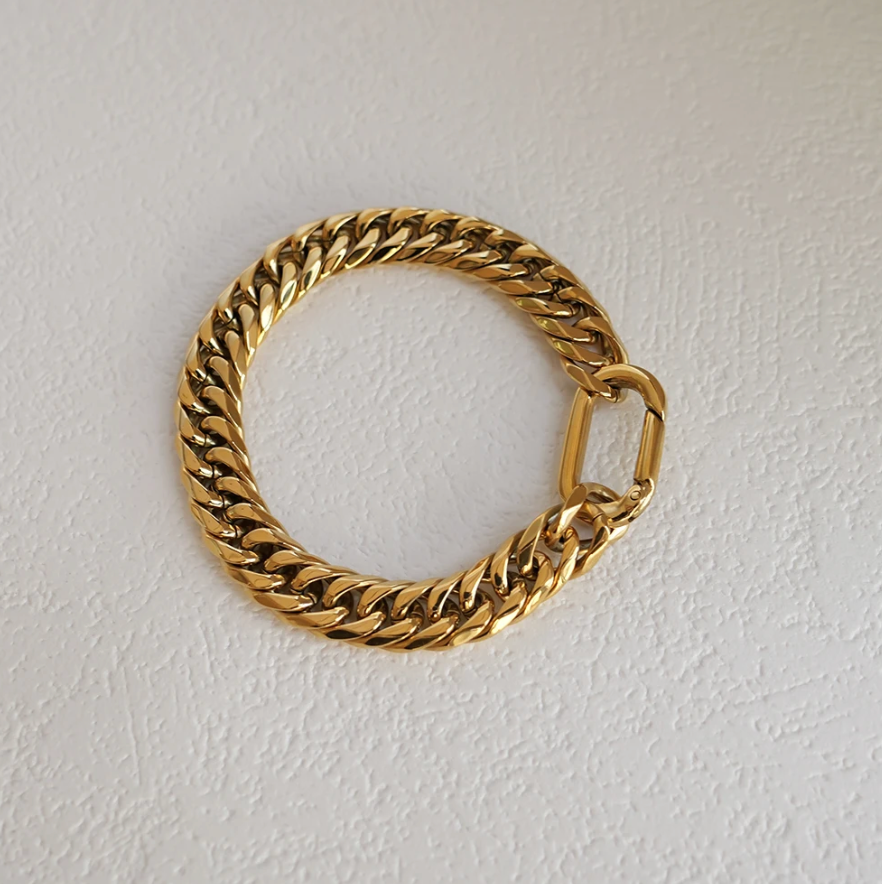 Caylie Cuban Chain Bracelet