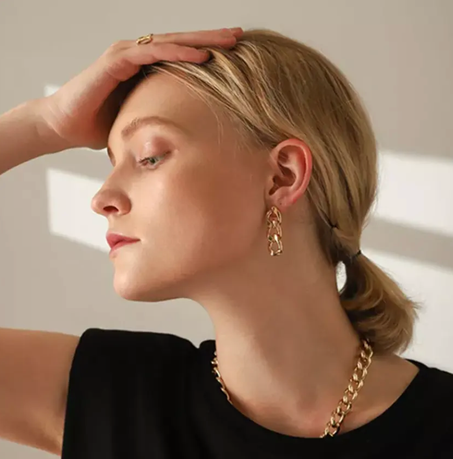 Courtney Chain Link Earrings