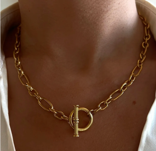 Jayden Chain Link Toggle Necklace