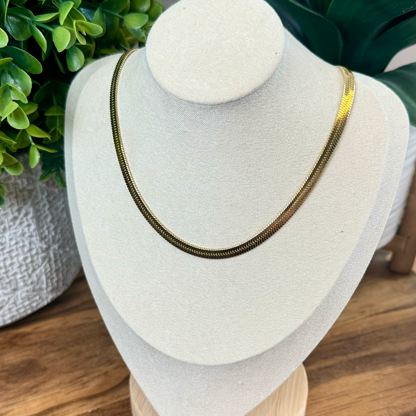 Sleek Snake Chain Necklace